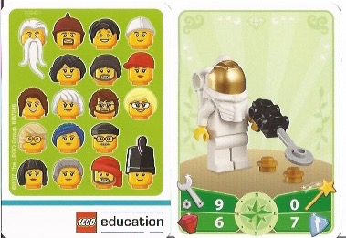 Education Set 45023 Game Card 03 - Astronaut