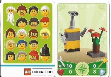 Education Set 45023 Game Card 16 - Robot