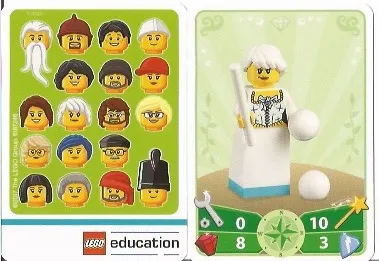 Education Set 45023 Game Card 17 - Snow Queen