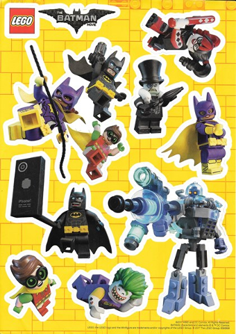 Sticker Sheet, The LEGO Batman Movie