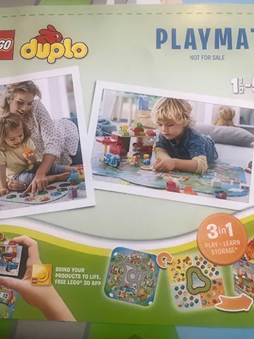 Duplo Storage, 3 in 1 Toy Box & Playmat