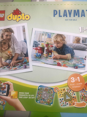 Duplo Storage, 3 in 1 Toy Box & Playmat