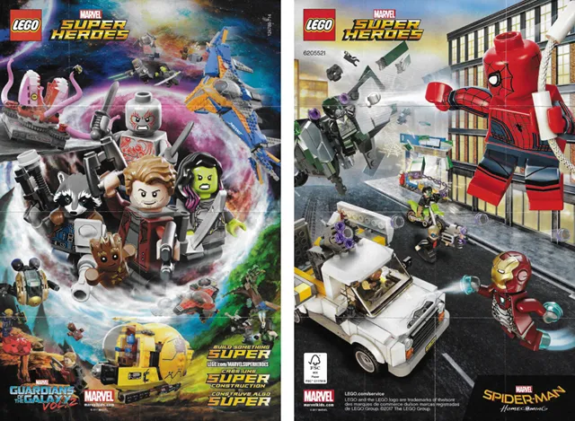 Marvel Super Heroes Mini-Poster, Double-Sided - Guardians of the Galaxy Vol. 2 / Spider-Man Homecoming