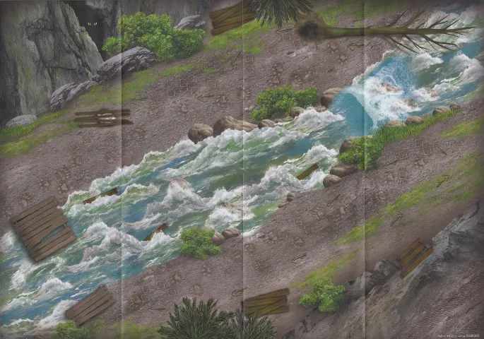 Mountain Police Playmat / Poster - A3 size (40302)