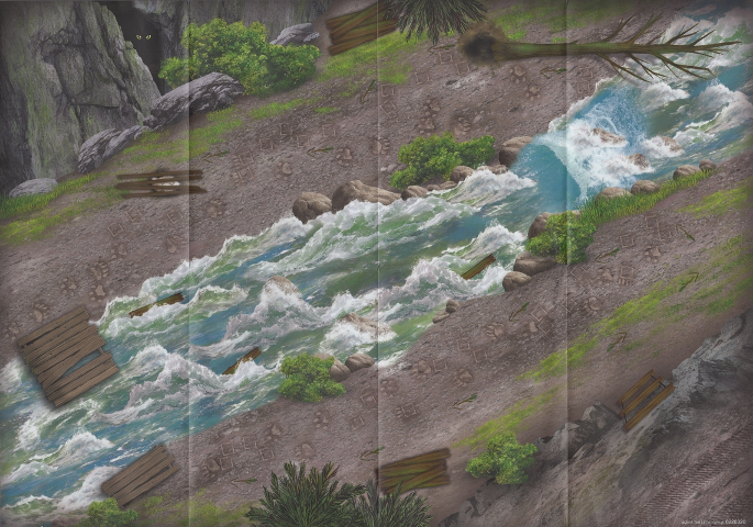 Mountain Police Playmat / Poster - A3 size (40302)