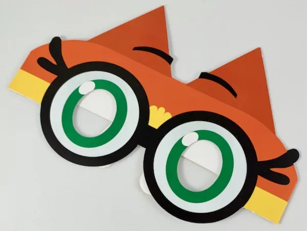 Glasses Mask, Dr. Fox Pattern