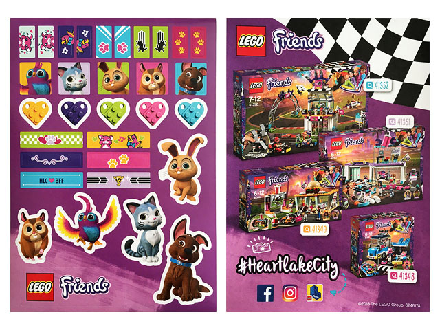 Sticker Sheet, Friends, Sheet of 32 Stickers