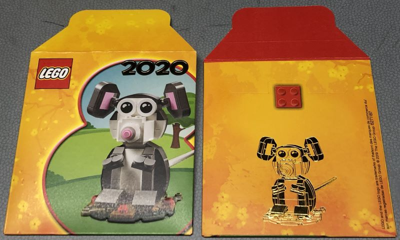 Envelope, Cardboard, 2020 Year of the Rat - Set 40355