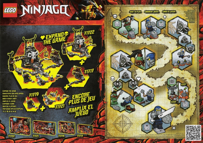 NINJAGO Skull Dungeons Game Board