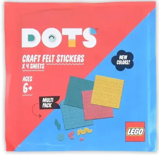 Sticker Sheet, Dots Craft Felt Stickers x 4 Sheets