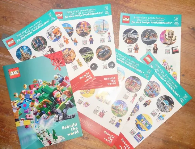 Sticker Sheet, Christmas Set of 5 Sheets in Folder
