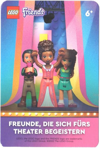 Card, Promotional Friends - Freunde, Die Sich Fürs Theater Begeistern (German)