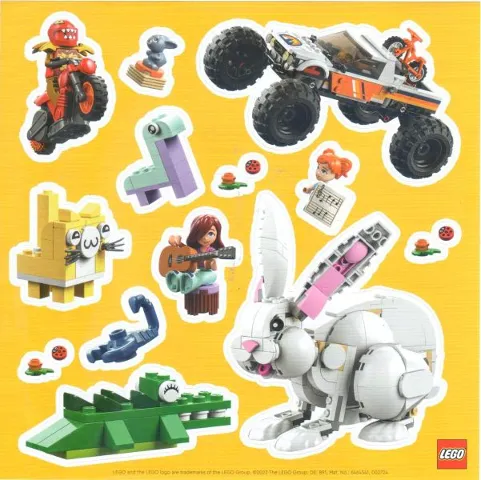 Sticker Sheet, Sheet of 13 Stickers