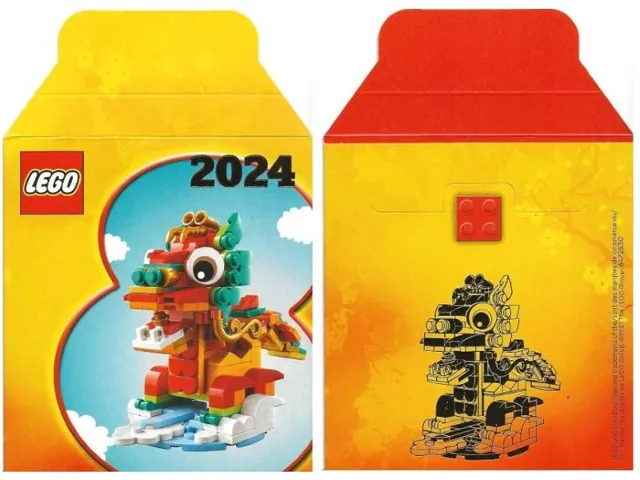 Envelope, Cardboard, 2024 Year of the Dragon - Set 40611