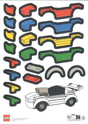 Sticker Sheet, Cars
