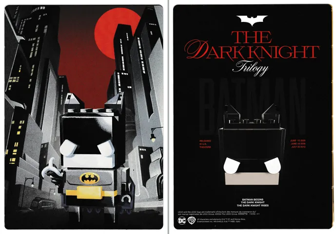 Set 40726 - Poster 4 - Batman: The Animated Series and The Dark Knight Trilogy