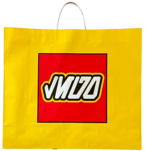 Shopping Bag, Paper, Aurebesh Characters LEGO Logo (60 x 52 cm)