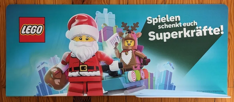 Display Sign, Topper Christmas - Spielen Schenkt Euch Superkräfte! (DE: 1197) (German)