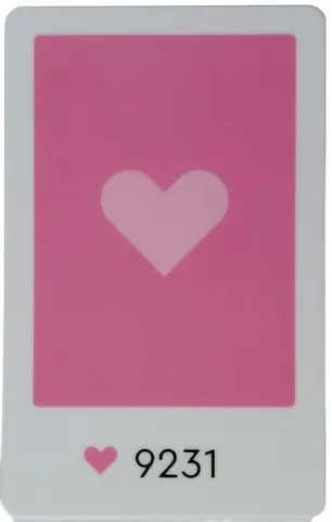 Connection Card for Education Science Sets with 4-Digit Number - Dark Pink