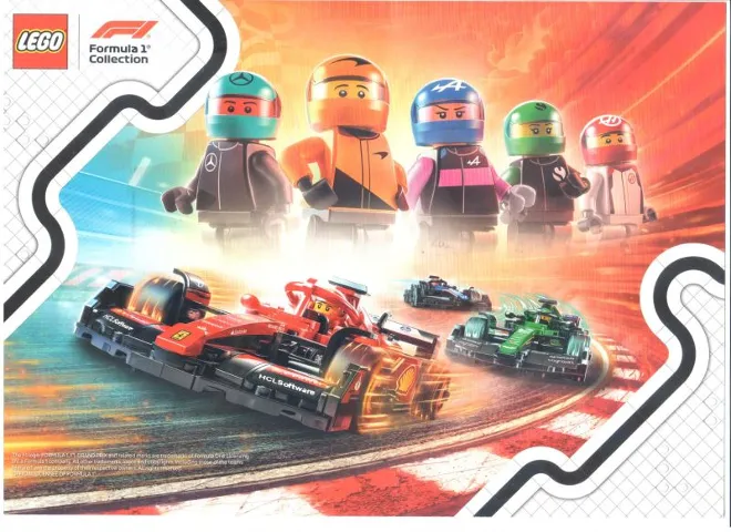 Card, SPEED CHAMPIONS Formula 1 Collection Activity Card