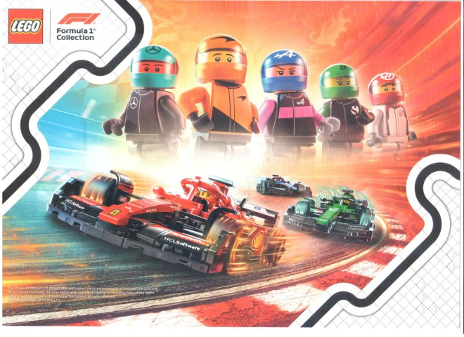 Card, SPEED CHAMPIONS Formula 1 Collection Activity Card