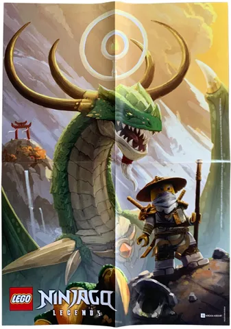 Ninjago Poster 2025 - Master Wu and Guardian Dragon