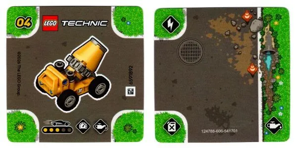 Mighty Machines Trading Card Series 1 - # 04 Cement Truck