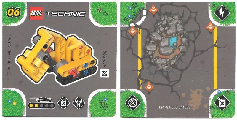 Mighty Machines Trading Card Series 1 - # 06 Excavator