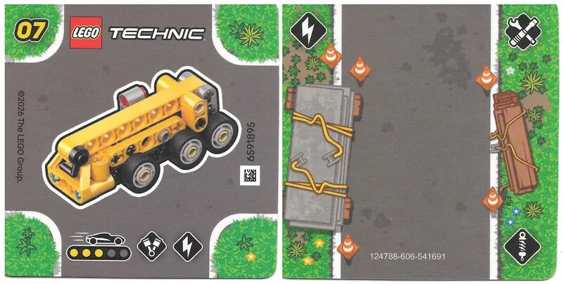 Mighty Machines Trading Card Series 1 - # 07 Mobile Crane
