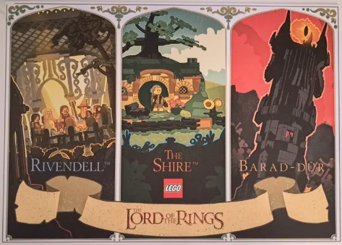 The Lord of the Rings Poster, Rivendell / The Shire / Barad-dûr {Barad-dur}