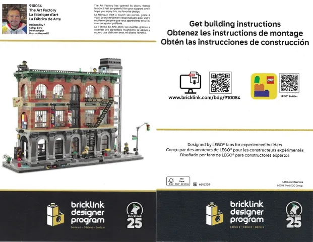 Flyer 2026 Set 910054 Insert - Building App Link and Instructions (North American Version)