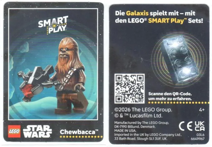 Card, Promotional Star Wars SMART Play - Chewbacca (German)