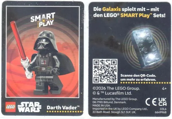 Card, Promotional Star Wars SMART Play - Darth Vader (German)