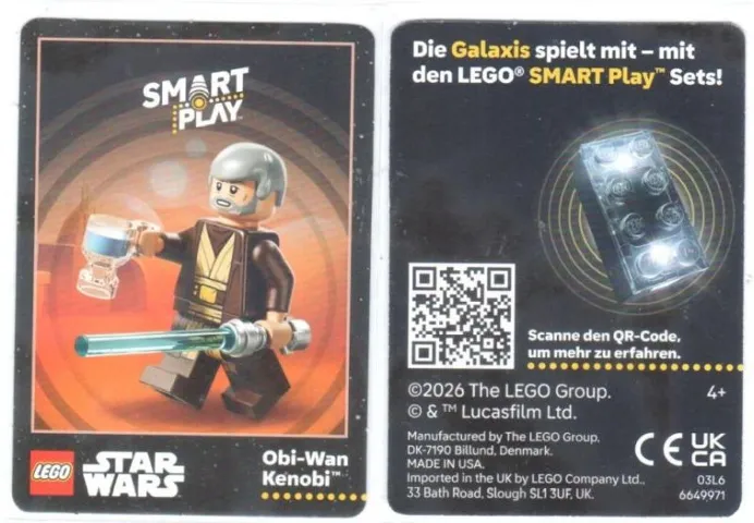 Card, Promotional Star Wars SMART Play - Obi-Wan Kenobi (German)