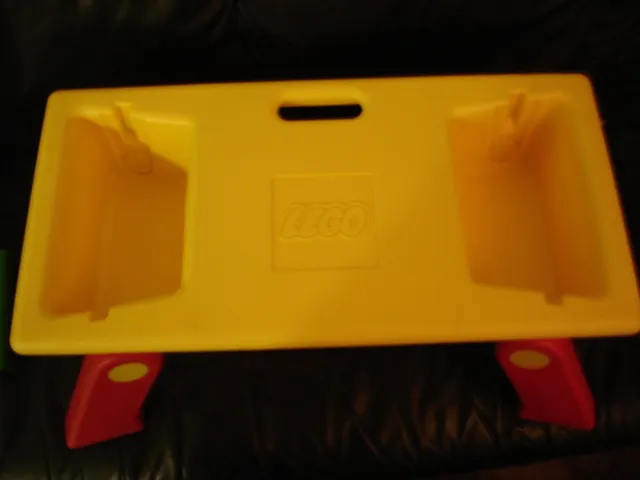 Playtable with Red Folding Legs