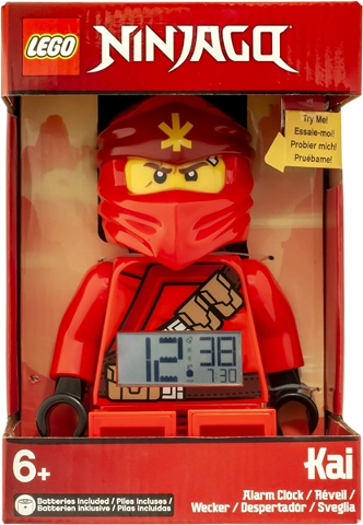 Digital Clock, NINJAGO Kai (Secrets of the Forbidden Spinjitzu) Figure Alarm Clock