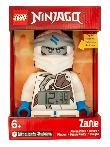 Digital Clock, NINJAGO Zane (Secrets of the Forbidden Spinjitzu) Figure Alarm Clock