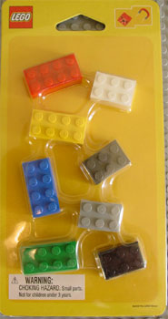 Magnet Set, Bricks, Classic Medium 1 blister pack