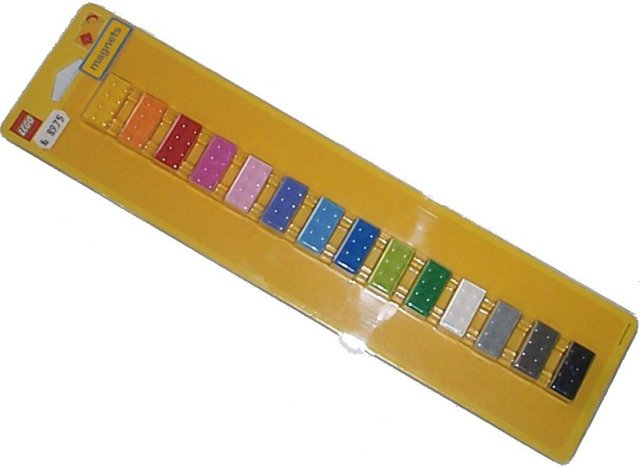 Magnet Set, Bricks 2 x 4 (14), Classic Large 1 blister pack