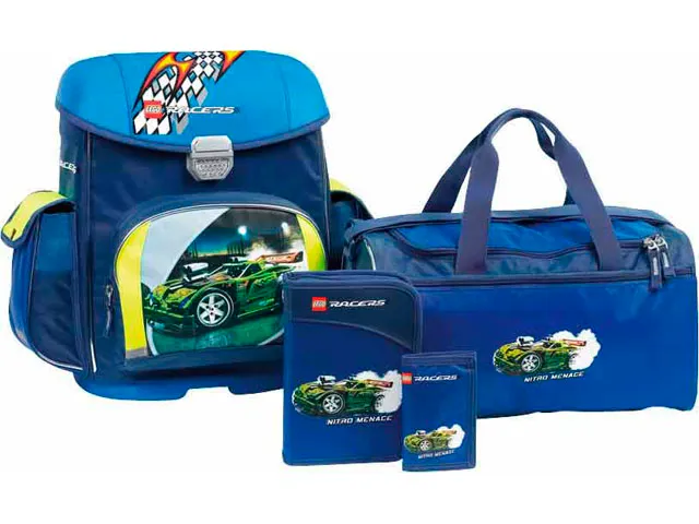 School Bag Set Racers Nitro Menace Extra Light Weight