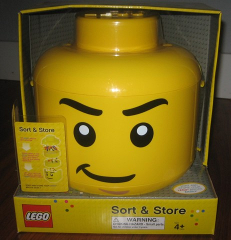 Sort & Store Minifigure Head - Determined Pattern