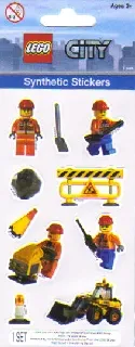 Sticker Sheet, Construction, Set of 10