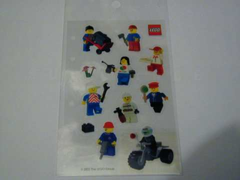 Sticker Sheet, Minifigures Sheet, City