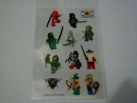 Sticker Sheet, Minifigures Sheet, Castle Ninja