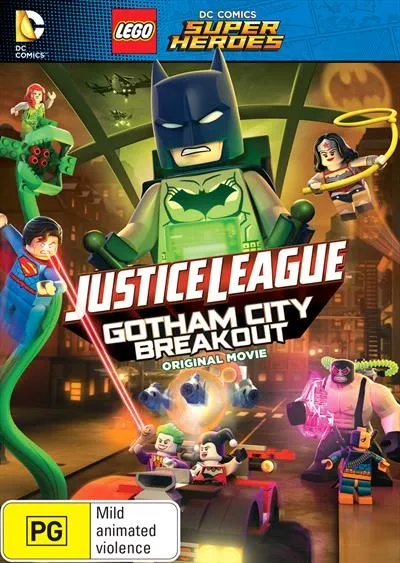 Video DVD - Justice League: Gotham City Breakout without Minifigure