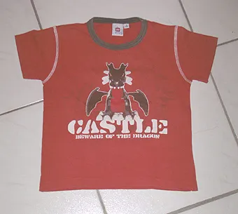 T-Shirt, Duplo Castle Beware of the Dragon Children's
