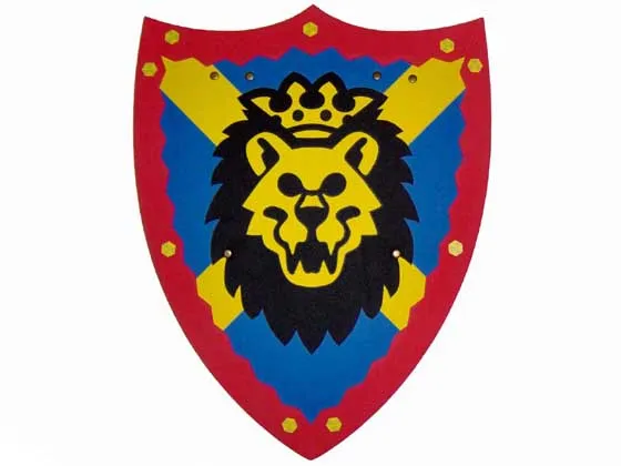 Shield, Knights Kingdom Lion Head Pattern
