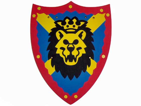 Shield, Knights Kingdom Lion Head Pattern