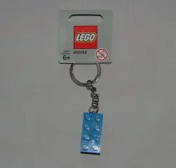 2 x 4 Brick - Blue Key Chain