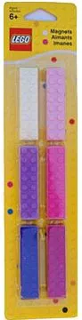 Magnet Set, Bricks 2 x 8 (6) blister pack